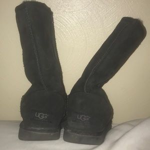 Classic black UGGs.